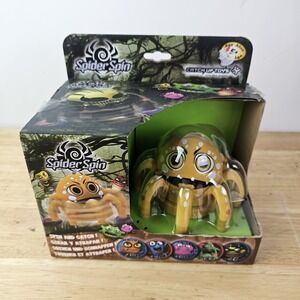 Catch Up Toys Spider Spin Yellow Toy for Kids‎ Wind Up and Spin